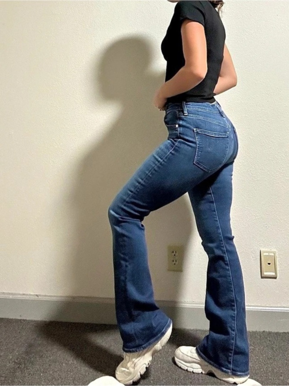 Citizens of Humanity Lilah High Rise Flare Jeans Blue Waist 25